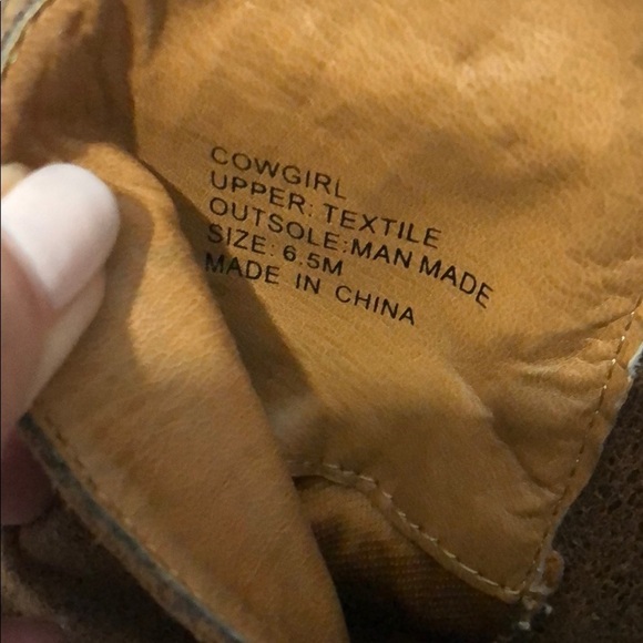 Coconuts by Matisse Tex cowgirl boots size 6.5 - Picture 9 of 9